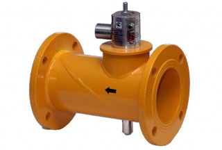 Клапан запорный газовый с электромагнитным приводом КЗГЭМ