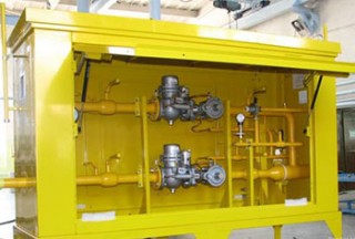 Газорегуляторный шкаф ГРПШ-32-Б-О с регулятором РДНК-32